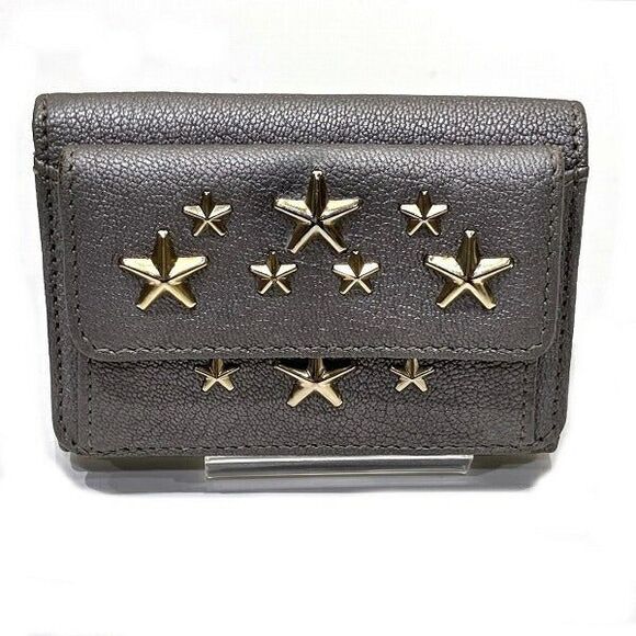 Jimmy Choo Star Studs Compact Wallet - Picture 1 of 6